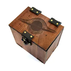 EOE Commander Deck Box, 100+ Cards, Dice Tray, MTG Deck Box Handmade Wood - Image 1
