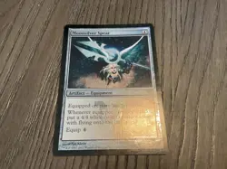 MTG Magic The Gathering Moonsilver Spear Foil Artifact Promo Commander - Image 1