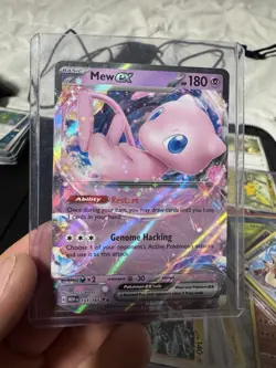 Pokemon Mew ex 151/165 Scarlet & Violet 151 Double Rare Holo 180 HP EX - Image 1