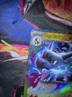 Pokemon TCG Mega Charizard X EX 013/094 Me02 Double Rare Holo - Image 3