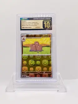 2023 POKEMON 151 JAPANESE DUGTRIO MASTER BALL REVERSE HOLO CGC 10 PRISTINE - Image 1