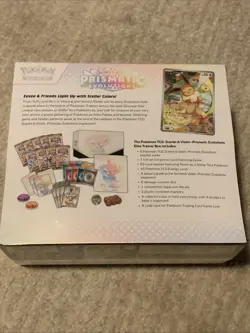 Pokemon Scarlet & Violet Prismatic Evolution ETB Elite Trainer Box *SMALL TEAR* - Image 4