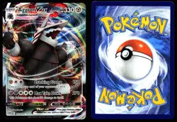 AGGRON VMAX 097/172 HOLO VMAX RARE BRILLIANT STARS POKEMON MP - Image 3