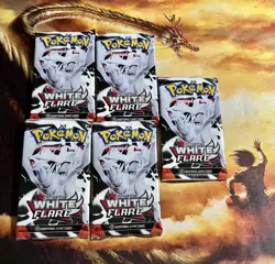 Pokemon White Flare Booster Pack Factory Sealed Brand New Scarlet And Violet TCG - Image 1