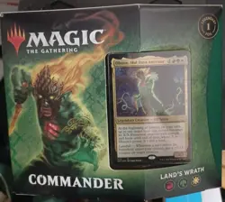 Magic the Gathering MtG Zendikar Rising Commander Land's Wrath Deck - Image 1