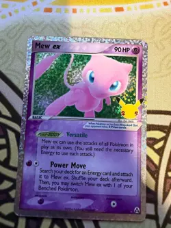 Pokemon Celebrations Classic Collection 25th Anniversary Holo 88/92 Mew ex NM - Image 3