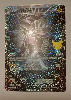 Pokemon TCG - Zekrom 114/114 Celebrations: Classic Collection Holo NM - Image 1