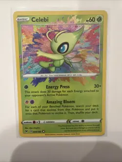 Pokemon - Celebi 009/185 - Amazing Rare - Vivid Voltage - NM - Image 1