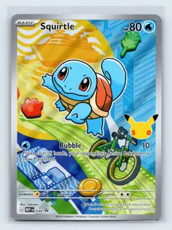 2026 Pokemon Mega Evolutions Promo 039 Squirtle Black Star Promo - Image 1