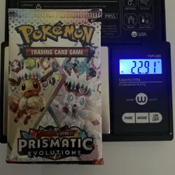 1 x HEAVY 22+ gram Prismatic Evolutions Pack! Sealed! PRE S&V Pokemon TCG ENG - Image 3