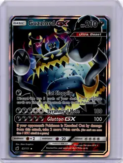 Pokemon Guzzlord GX Ultra Rare SM - Crimson Invasion 63/111 NM - Image 1