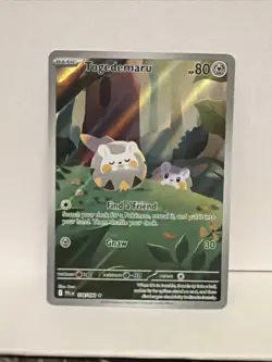 Pokemon TCG Togedemaru 104/094 Illustration Rare Holo ME02: Phantasmal Flames - Image 1