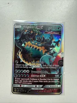 Pokemon TCG Guzzlord GX 63/111 Sm-Crimson Invasion Holo 2018 NM - Image 1