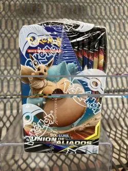 ~ESP~ SPANISH Union Aliados Team Up Factory Sealed Sun Moon Pokemon Booster Box - Image 2