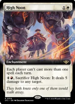 High Noon (Foil, Extended Art, #314, NM) Outlaws of Thunder Junction (OTJ), MTG - Image 1