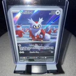 Delibird Full Art Illustration Rare 152/132 Mega Evolution POKEMON NEAR MINT - Image 1