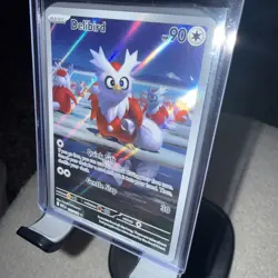 Delibird Full Art Illustration Rare 152/132 Mega Evolution POKEMON NEAR MINT - Image 2