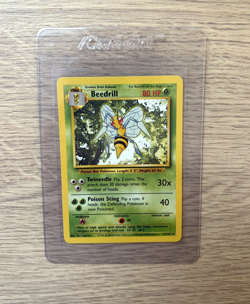 Pokemon Base Set (Vintage 1999) | Beedrill 017/102 | 💎 PACK FRESH 💎 - Image 1