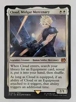 Cloud, Midgar Mercenary (Regular) (FIN 0010) Final Fantasy MTG - Image 1