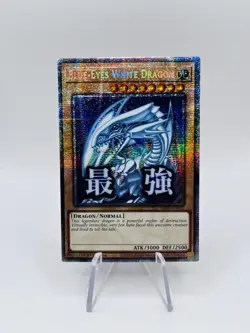 Blue-Eyes White Dragon Starlight Rare RA05-EN085 Yugioh Tcg Rarity Collection 5 - Image 1