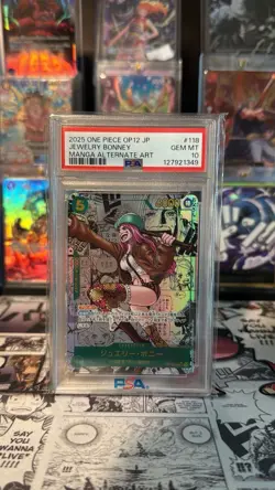 MANGA JEWELRY BONNEY One Piece 2025 OP12 Legacy/Master Japanese #118 PSA 10 - Image 1