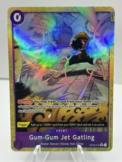 Gum-Gum Jet Gatling (Alternate Art) OP03-072 PRB02 The Best Vol. 2 One Piece - Image 1