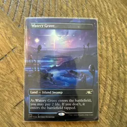 MTG Watery Grave (Borderless) Foil UNF 278 NM R - Image 1