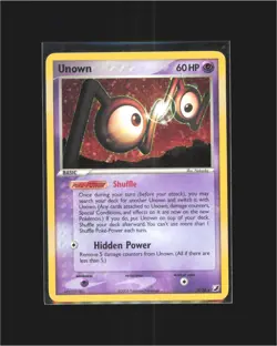 Unown N/28 Holo Rare Ex Unseen Forces Pokemon Card MP - Image 1