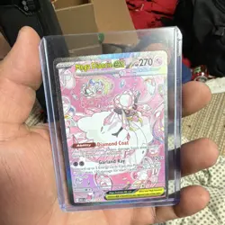 Pokemon Mega Diancie EX Holo 270 HP Basic Psychic 282/217 Trading Card - Image 1