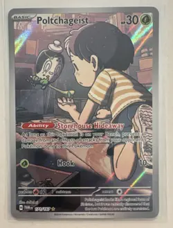 Pokemon Poltchageist 171/167 Secret Rare Holo Twilight Masquerade Card - Image 1
