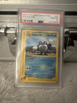 Pokemon 2002 Expedition Poliwrath Rare Card 060/165 Psa 10 Yuka Morii - Image 1