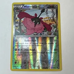 Wormadam 59/124 Reverse Holo Rare XY Fates Collide Pokemon Card TCG - Image 1
