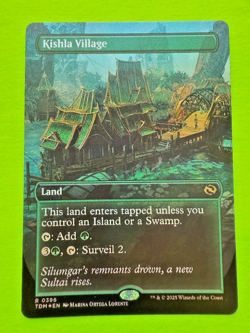 MTG Tarkir Dragonstorm - Kishla Village - Borderless Non-Foil Card - Image 1