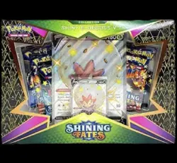 Pokemon Shining Fates Set of Shiny Boltund V and Eldegoss V Collection Box - Image 1