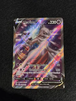 Mewtwo V #SWSH229 SW&SH Pokemon Go Promo Lp+ - Image 1