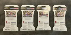 Pokemon Sword & Shield Base Set Sleeved Booster Packs Lot of 4 Factory Sealed - Image 2