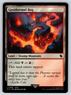 Geothermal Bog L Commander: FINAL FANTASY 399 NM MTG Magic FF6 FFVI - Image 1