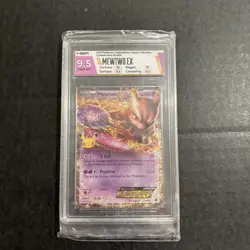 Pokemon Celebrations 25th Anniversary Mewtwo EX 54/99 HGA GEM MINT 9.5 Rare 2021 - Image 1