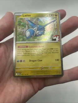 101/132 Latios Prize Pack Series 8 Stamped Pokemon TCG Mega Cosmos Holo - Image 4