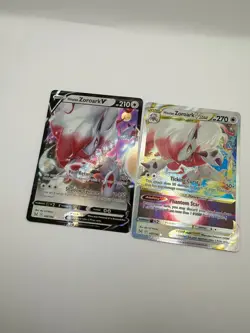 Pokemon Karte TCG Zoroark VStar 146+147/196 Verlorener Ursprung Englisch NM - Image 2
