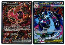 Pokemon TCG Mega Charizard X Ex 023 + Oricorio 024 UPC Promo Phantasmal Flames - Image 1