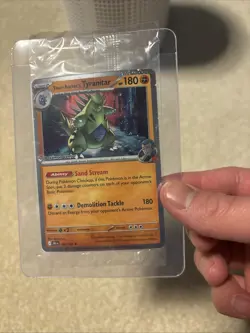 Team Rocket's Tyranitar Pokemon Center Stamped Promo SEALED - Pokemon TCG - Image 1