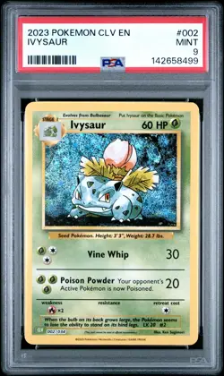 IVYSAUR 002/034 PSA 9 CLV CLASSIC COLLECTION POKEMON HOLO ENGLISH - Image 1