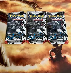 Pokemon Black Bolt Booster Pack Factory Sealed Brand New Scarlet And Violet TCG - Image 1