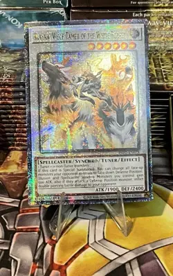 YUGIOH SILVERA WOLF TAMER OF THE WHITE FOREST INFO-EN038 1ST QUARTER CENTURY - Image 1