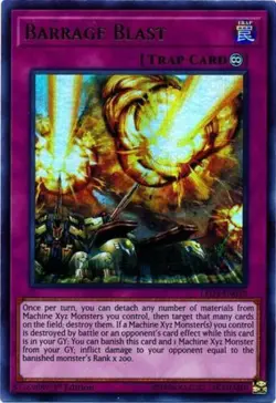 Yugioh! LP Barrage Blast - LED4-EN038 - Ultra Rare - 1st Edition Lightly Played, - Image 1