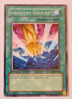YuGiOh TCG: Smashing Ground YSDJ-EN026 1st Edition Near Mint (NM) - Image 1