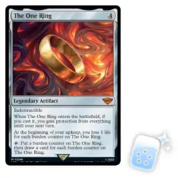 THE ONE RING The Lord Of The Rings Magic MTG MINT CARD - Image 1