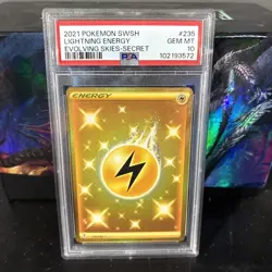 lightning energy 235/203 Psa 10 Evolving Skies Pokemon Card Gem Mint - Image 1