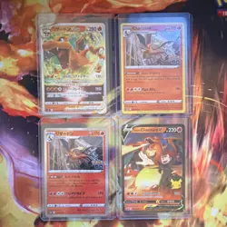 Pokemon TCG Pokemon GO Charizard VSTAR V Holo Lot English Japanese 4 Cards - Image 1